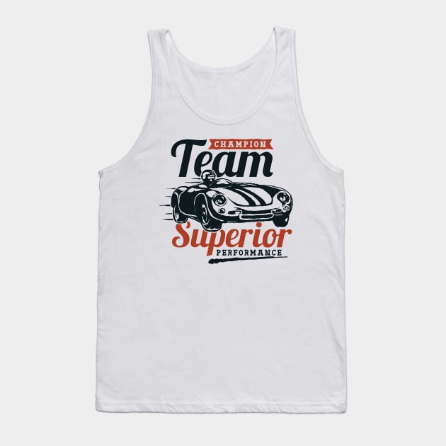 Champion Team Superior Performance Vintage Design Tank Top by Jarecrow 